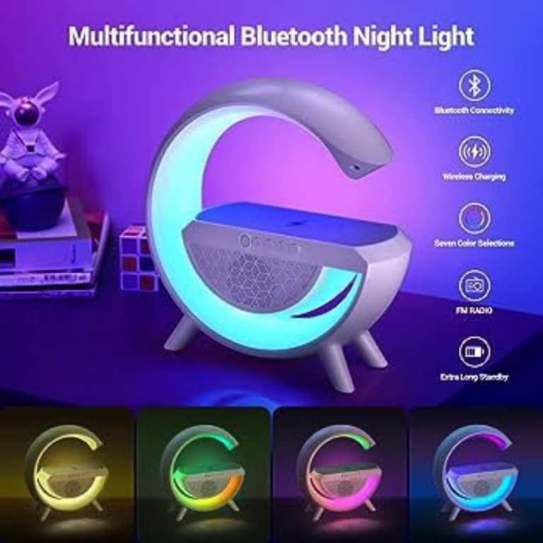 Haut-parleur Bluetooth Best Sound Led Speaker charging -Blanc -Hm-2301 Tunisie