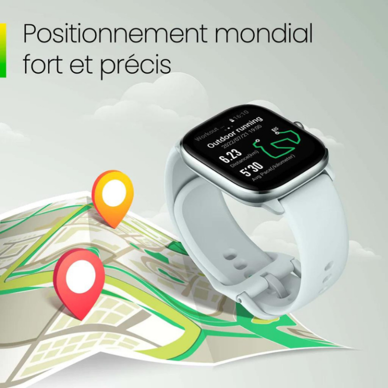 Montre Connectée Amazfit Gt4 Mini -Blanc Tunisie