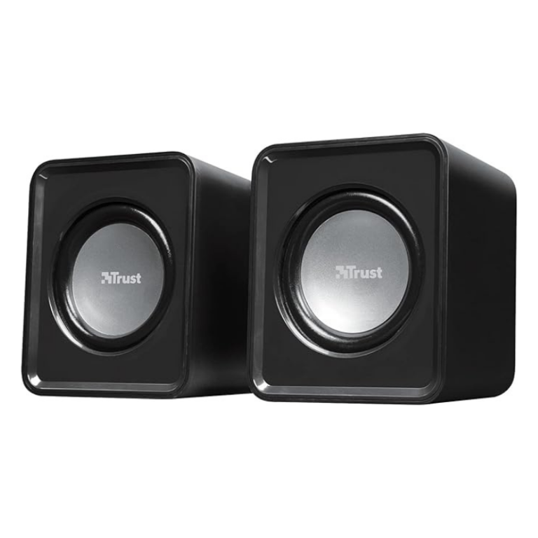 Haut-Parleur Trust leto 2.0 compacte pour pc 6 Watt -Noir -19830 Tunisie