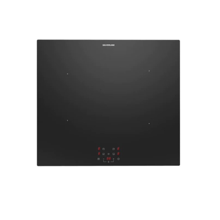 Plaque De Cuisson Vitrocéramique Silverline 4 Feux 60 cm IH8110B01 Noir Tunisie