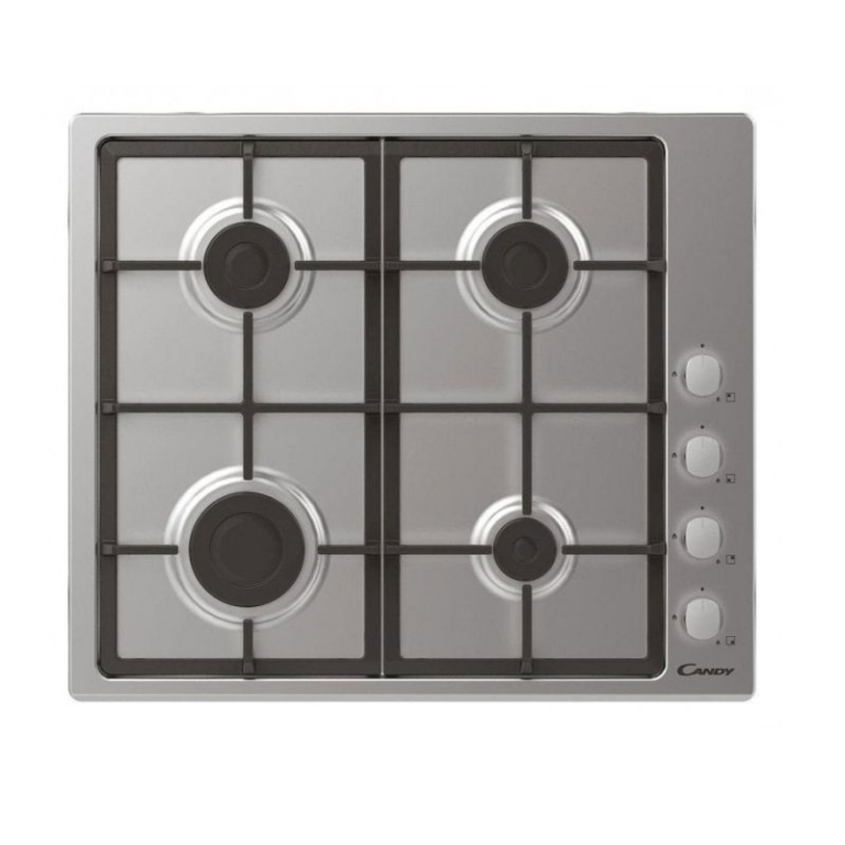 Plaque de Cuisson Candy CHG6LX 4 Feux 60 cm Inox Tunisie