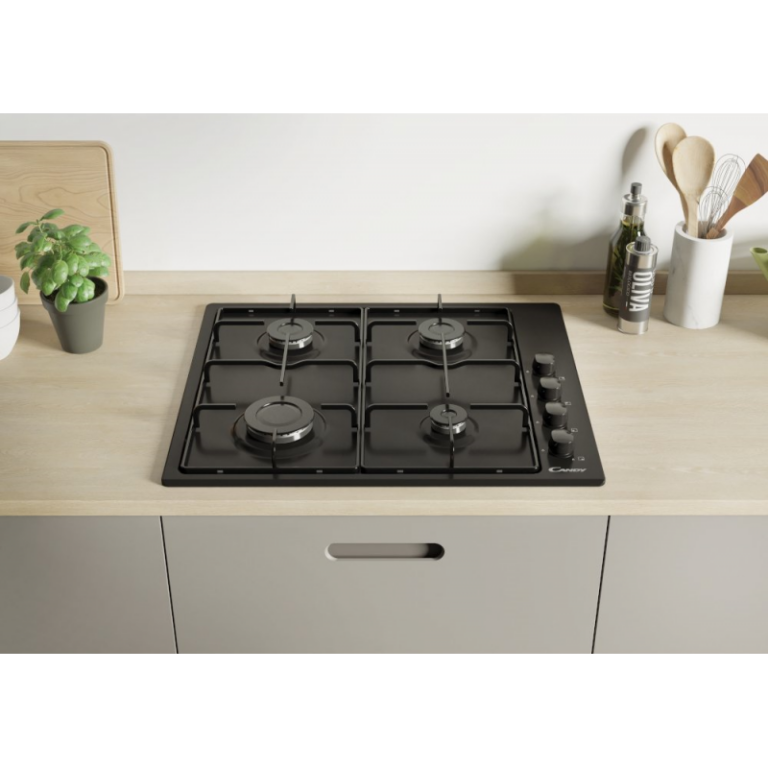 Plaque de Cuisson Candy CHW6LBB 4 Feux 60 cm Noir Tunisie
