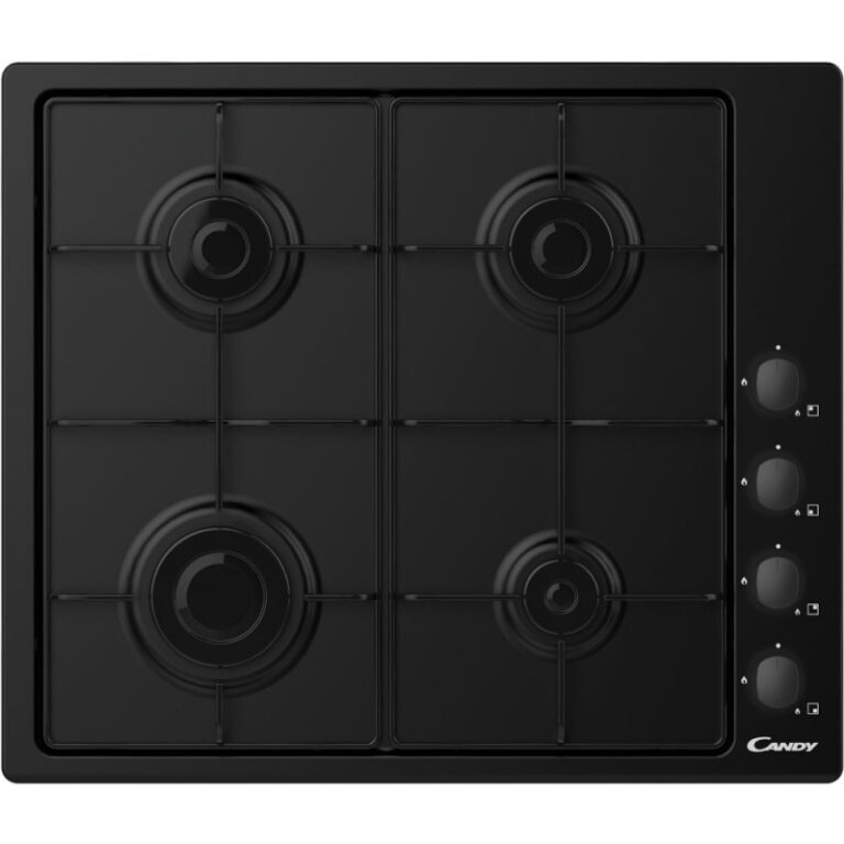 Plaque de Cuisson Candy CHW6LBB 4 Feux 60 cm Noir Tunisie