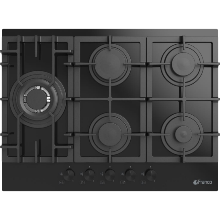 Plaque de Cuisson Franco 70-877BF 5 Feux 70 cm Noir Tunisie