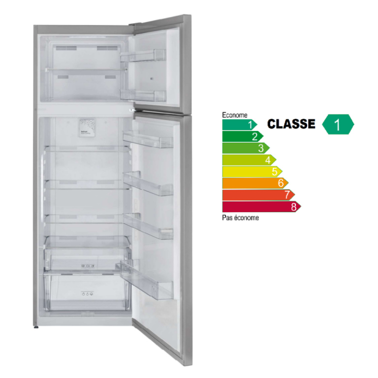Réfrigérateur Telefunken 2 portes 496 L FRIG-483I NoFrost Inox Tunisie