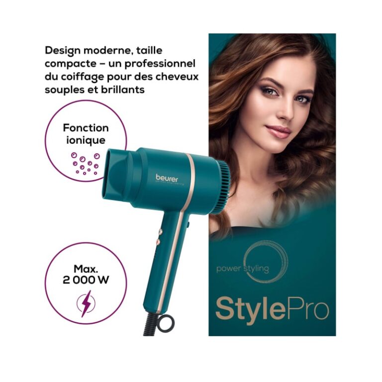 Sèche-Cheveux Océan Compact Beurer HC35 Bleu Tunisie