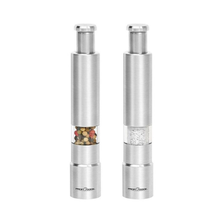 Set De 2 Moulins À Épices ProfiCook PC-PSM1160 Chrome Tunisie