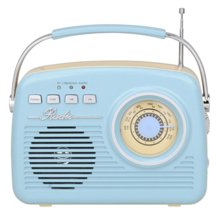 Transistor haut-parleur et Radio FM AKAI – Bleu -ER68B Tunisie