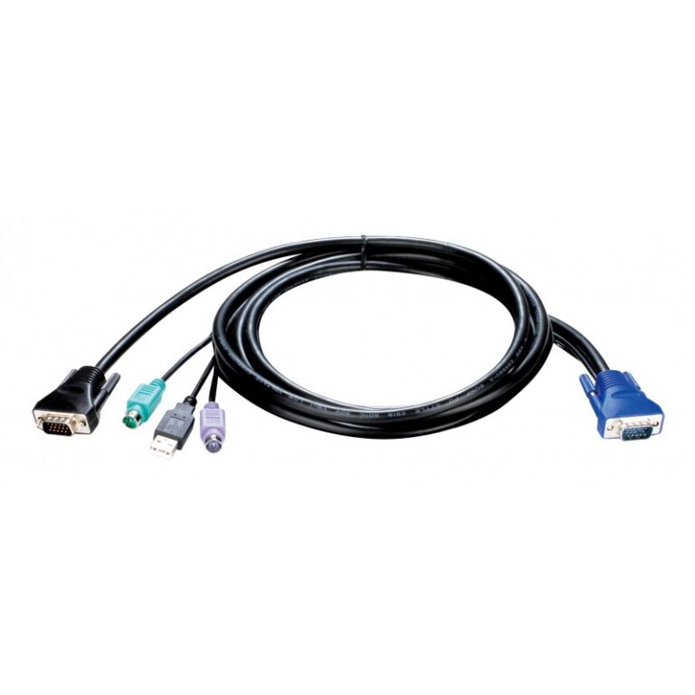 Adaptateur D-link Kvm 4 En 1 / 1.8 M KVM-401 Tunisie