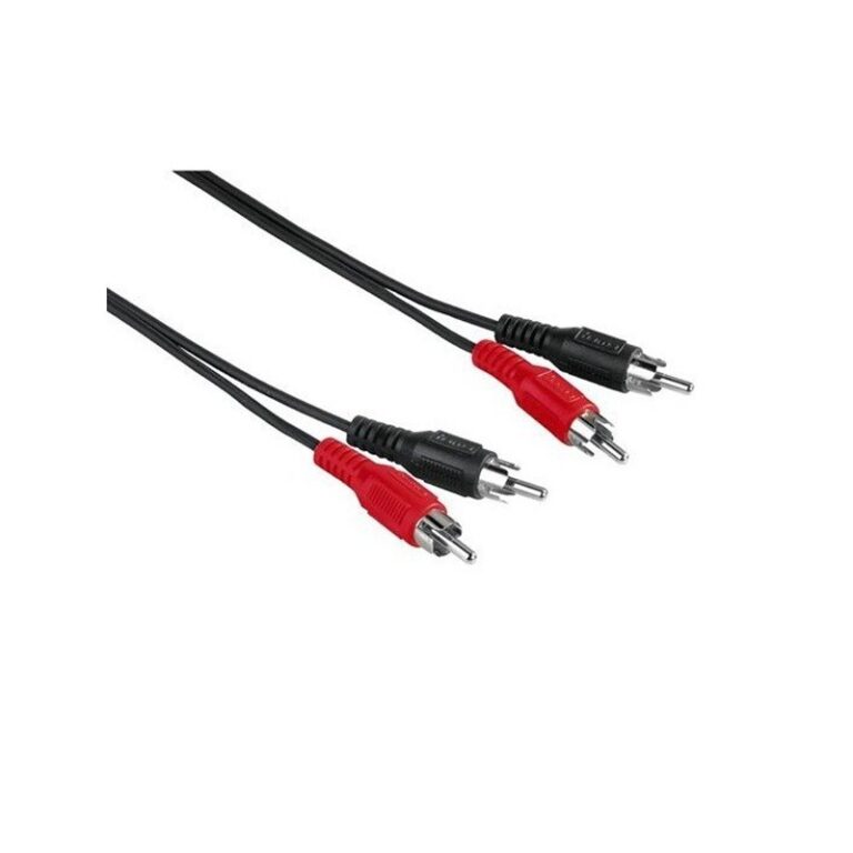 Câble Audio Hama 2 rca Plug Mâle/Mâle 2.5m- 0030457 Tunisie