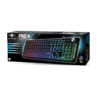 Clavier Gaming Rétroéclairé Spirit Of Gamer Slim RGB Metal Pro-k7 -Noir-CLA-PK7 Tunisie