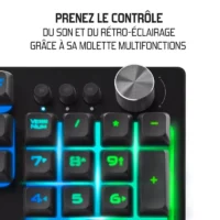 Clavier Gaming Rétroéclairé Spirit Of Gamer Slim RGB Metal Pro-k7 -Noir-CLA-PK7 Tunisie