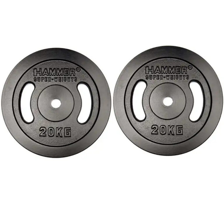 Disque De Musculation Hammer 2x 20kg – Noir – 4655 Tunisie
