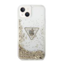 Etui Guess Liquide Glitter avec logo triangle pour iPhone 14 Plus – Silver – 09287 Tunisie