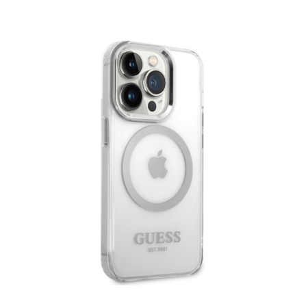 Etui Guess magsafe pour IPhone 14 Pro Max – Blanc- 06985 Tunisie