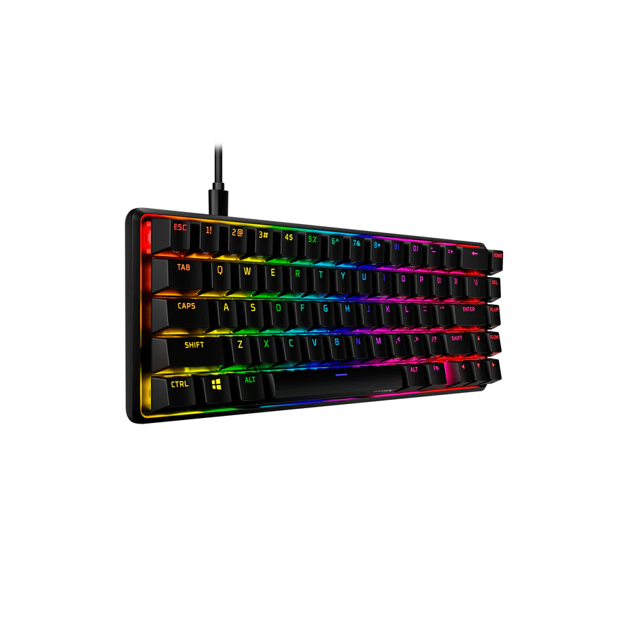 Clavier Gaming Mécanique Hyperx Alloy Origins 60 – Noir – HKBO1S-RB-US/G Tunisie