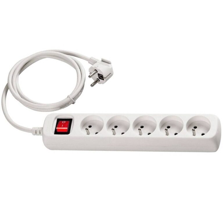 Multiprise Stiel 5Prises 2P+T 16A 230V Avec Cordon 3M Tunisie