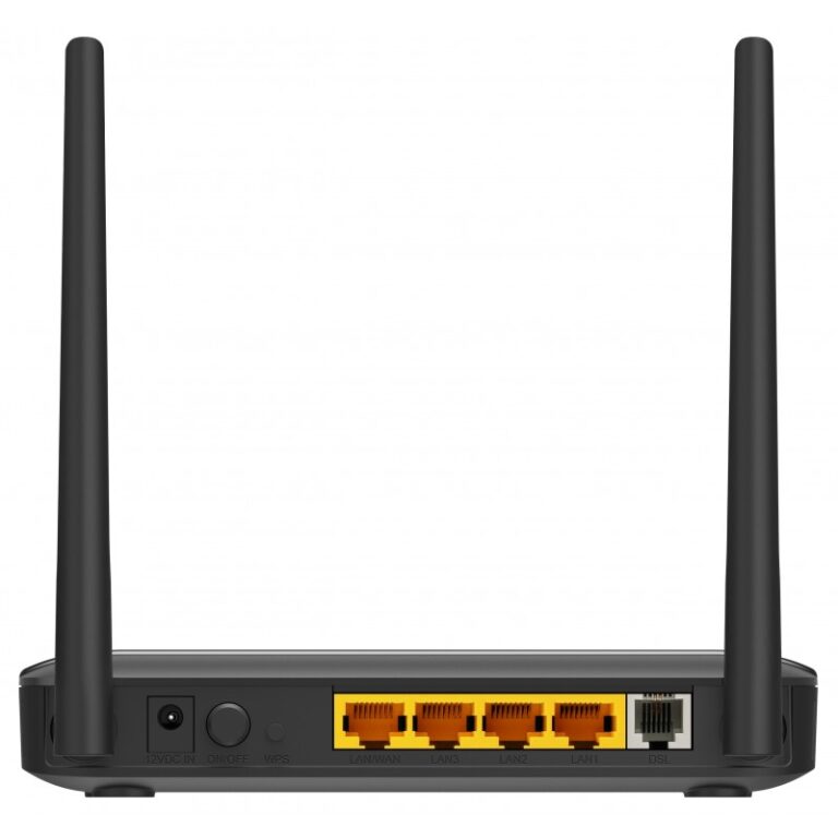 Routeur Sans Fil D-Link  N300 Adsl2+ Avec 4 Ports Noir – S-DSL-124/R1 Tunisie