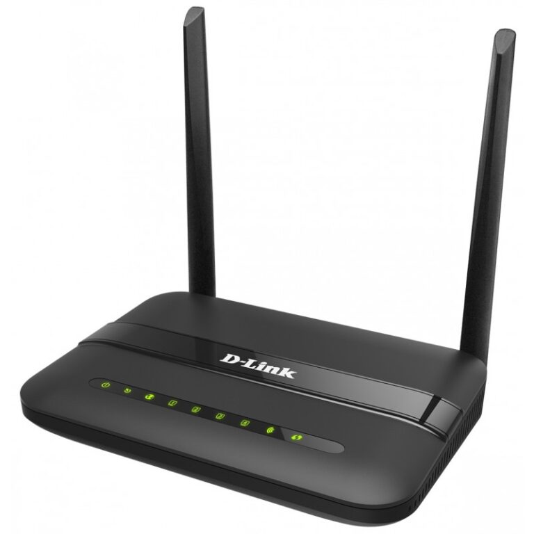 Routeur Sans Fil D-Link  N300 Adsl2+ Avec 4 Ports Noir – S-DSL-124/R1 Tunisie
