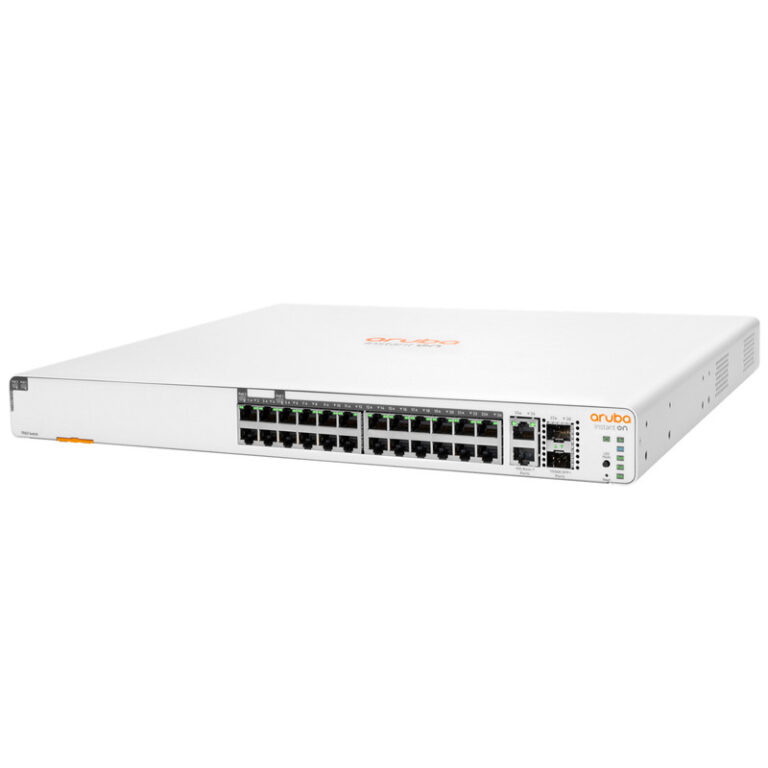 Switch Aruba Instant On 1960 24g 20p Class4 4p Class6 Poe 2sfp -Blanc – JL807A Tunisie