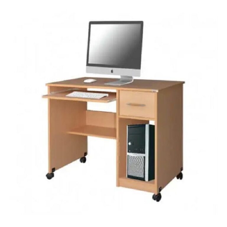 Bureau Informatique Classique Sotufab À Roulettes – Hêtre – BI0116 Tunisie