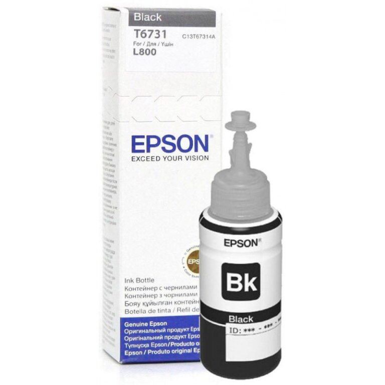 Bouteille d’encre Epson T6731 Noir – C13T67314A Tunisie