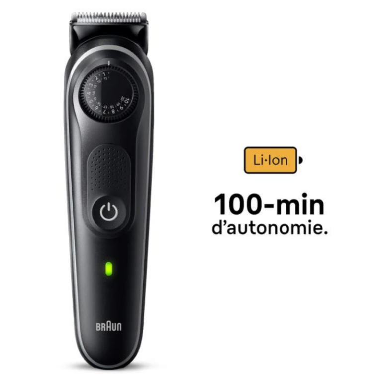 Tondeuse à Barbe 5 en 1 Sans Fil Braun BT5421 Noir Tunisie