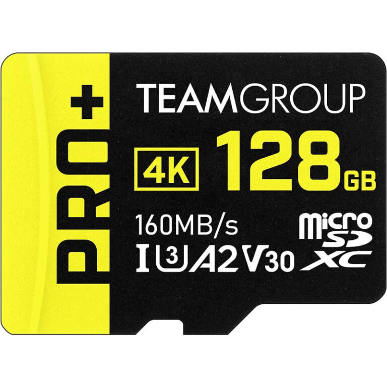 Carte Mémoire Teamgroup A2 Pro Plus Card 128gb Micro Sdxc Uhs-i U3 A2 – Tppmsdx128gia2v300 Tunisie
