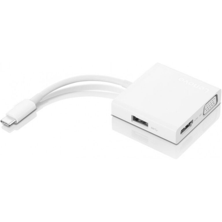 Hub Lenovo USB Type-C 3 EN 1 HDMI VGA USB 3.0 – GX90T33021 Tunisie