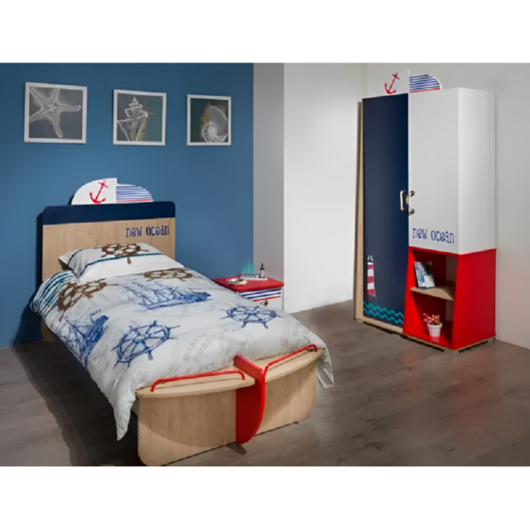 Lit Marin Sotufab 190×90 Cm Denver/ Bleu/ Rouge/ Blanc – CHE25DV/BL100 Tunisie