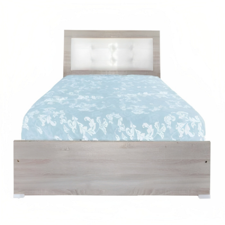 Lit Zeineb Sotufab 190×90 Cm Chene Brut / Blanc – CHE24CB/BC100 Tunisie