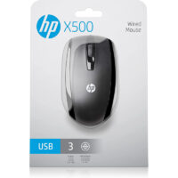 Souris Filaire HP X500 -Noir – E5E76AA Tunisie