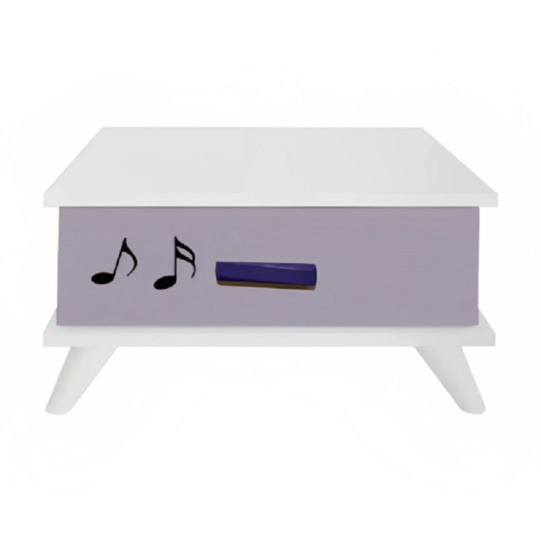 Table De Nuit Violette Sotufab Violet/ Blanc – CHE28VL/BC300 Tunisie