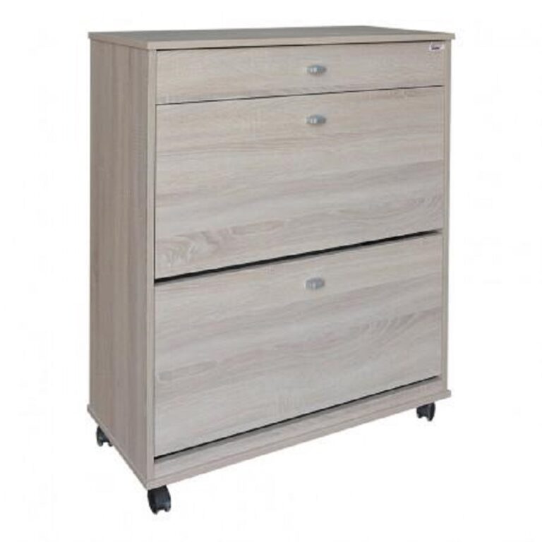 Porte Chaussure Sotufab A 2 P + 1 T En Pvc – Chêne Brute – PC01CB Tunisie