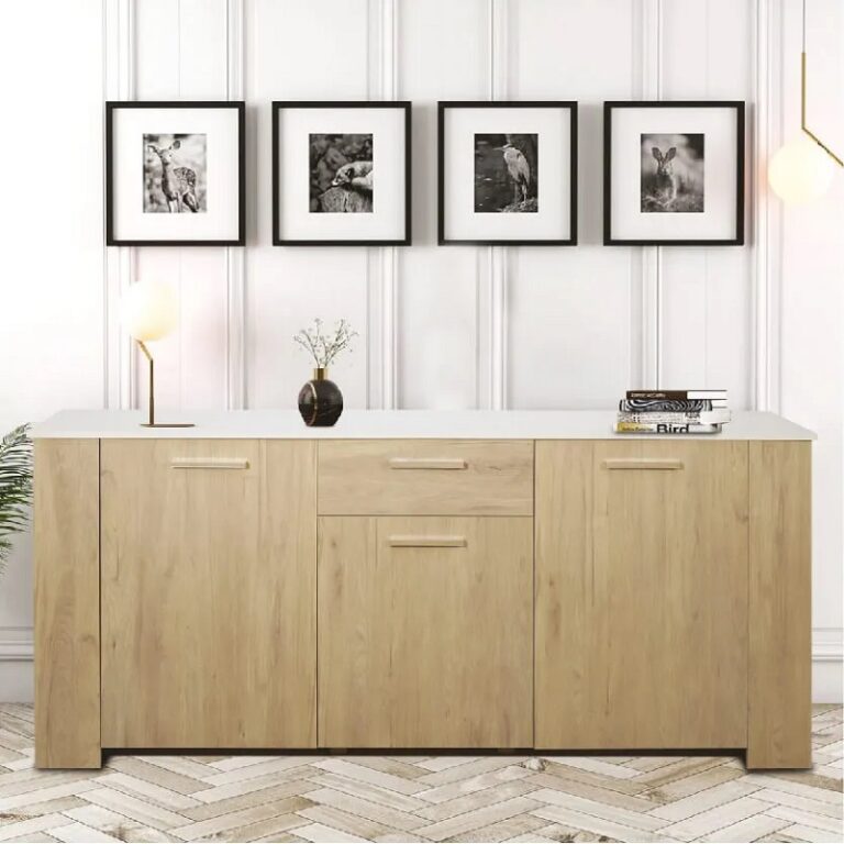 Meuble De Séjour Bahut Flora – Denver & Beige – LIV34DV/BG Tunisie