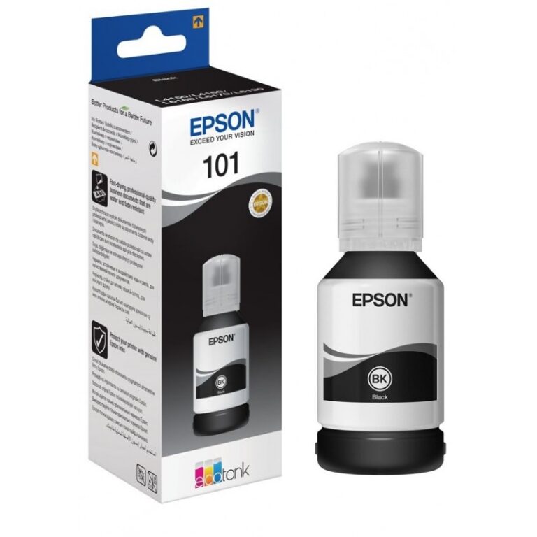 Bouteille D’encre Original Epson Ecotank 101 – Noir Tunisie