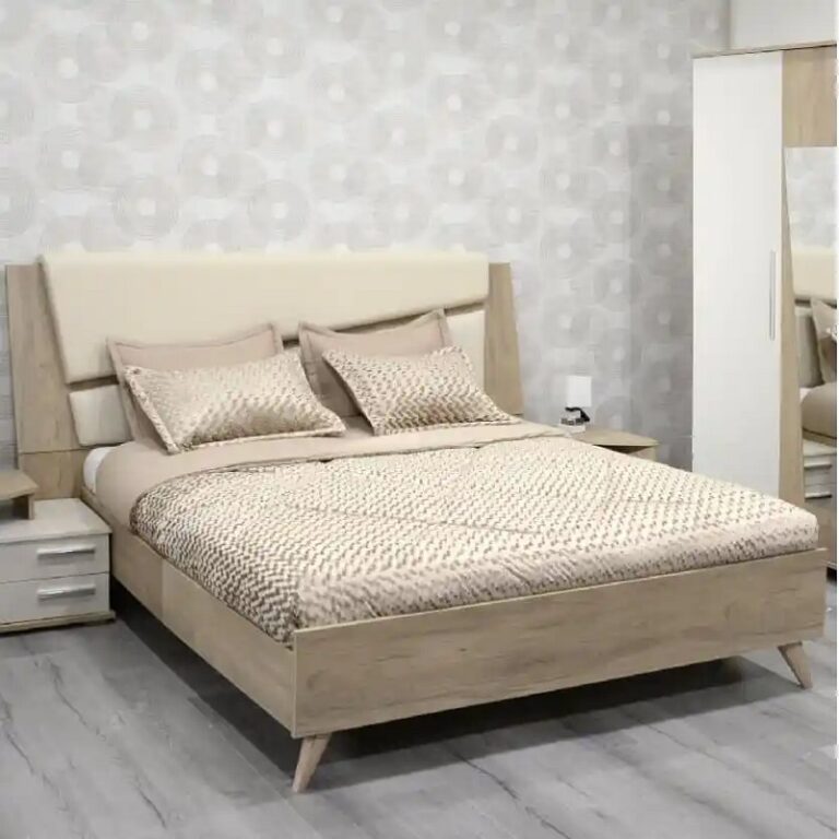 Lit Ambiance Sotufab 160×200 Cm – Denver & Beige – CHA28DV/BG500 Tunisie