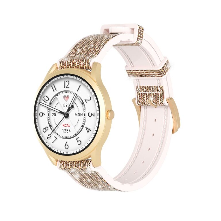 Montre Connectée Kieslect Lady Calling Lora – Gold Tunisie