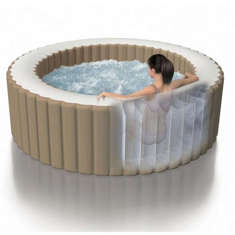 SPA Gonflable intex Sahara 6 places Ronde 2,16 X 0,71M – Beige Tunisie