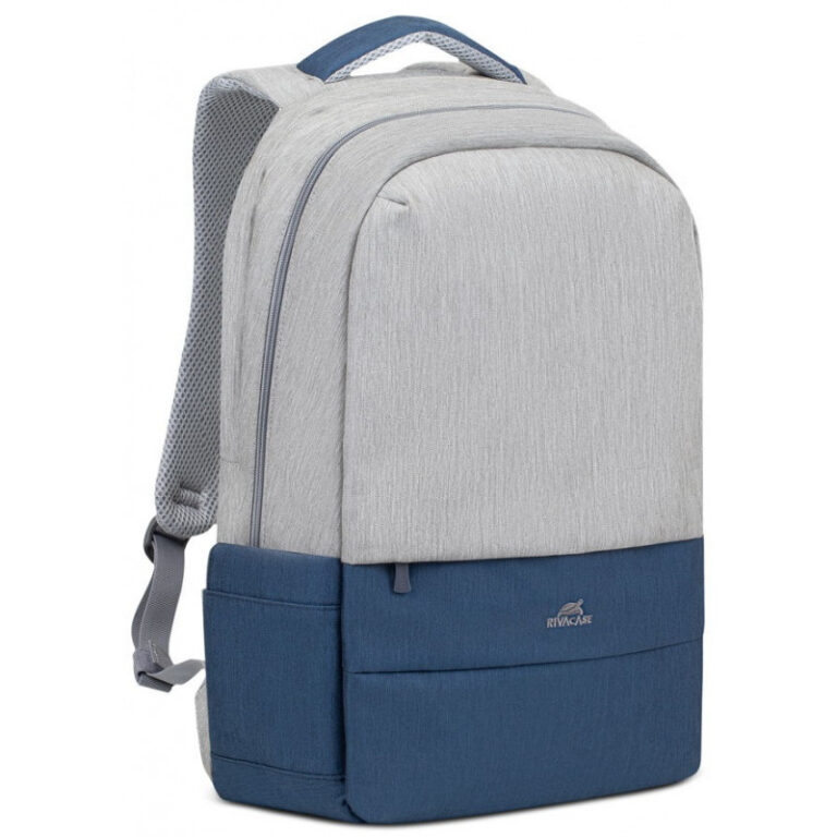 Sac à dos RIVACASE 7567 Pour PC Portable 17.3 – Gris & Bleu Tunisie