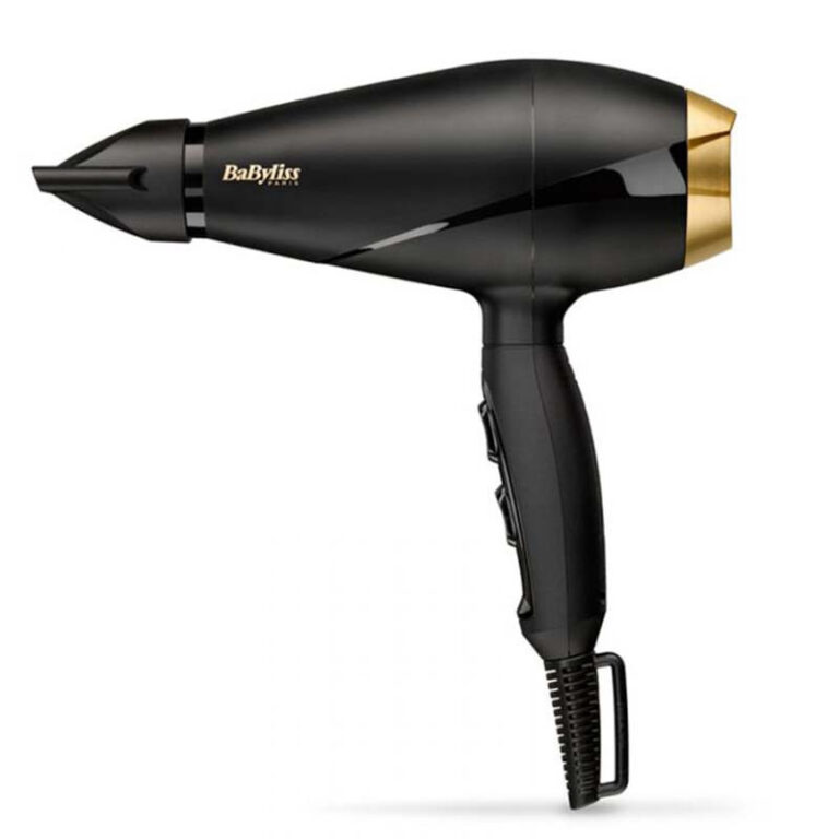 Sèche Cheveux BaByliss 6704E Power Pro Noir & Gold Tunisie