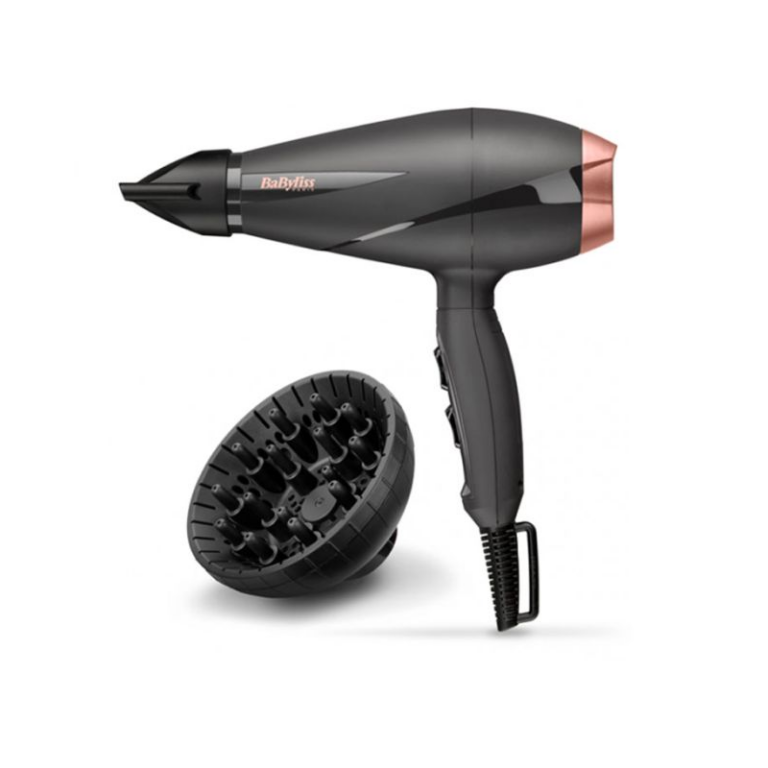 Sèche Cheveux BaByliss Smooth Pro 6709DE Noir / Rose Gold Tunisie