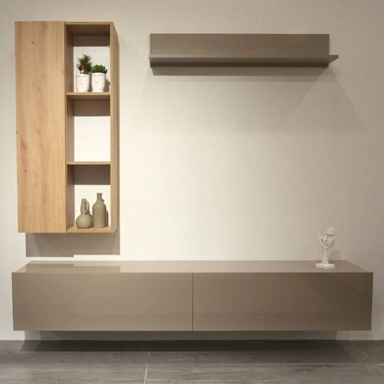 Meuble Séjour Living Valencia Sotufab – Amazona & Gris Minéral – LIV31AM/GR00 Tunisie