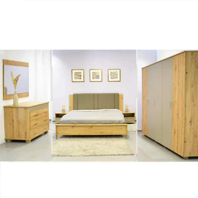 Chambre Adulte Enzo Sotufab 5 Portes 200×160 Cm – Amazona & Grege – CHA37AM/GR001 Tunisie
