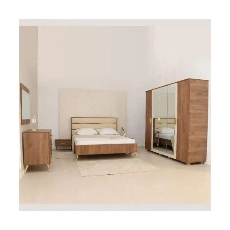 Chambre Adulte Havana Sotufab 5 Portes 160×190 Cm – Tobacco & Beige – CHA42TO/BG000 Tunisie