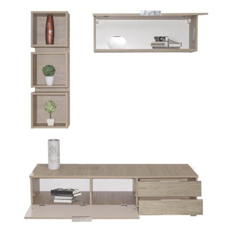 Meuble Tv Sotufab Florida – Denver & Beige – LIV15DV/BG Tunisie