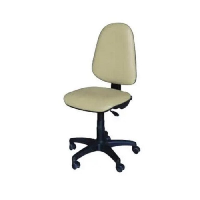 Chaise Secretariat En Simili Cuir Beige Sans Accoudoirs – CHB0008BG Tunisie