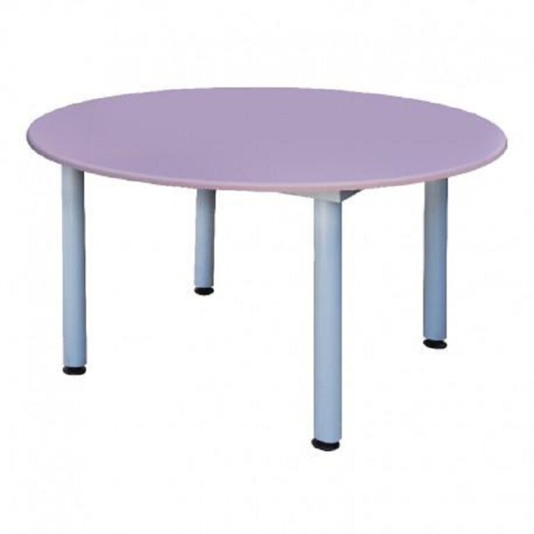 Table Maternelle Ronde Pvc D120 Sotufab – Violet – MA06 Tunisie