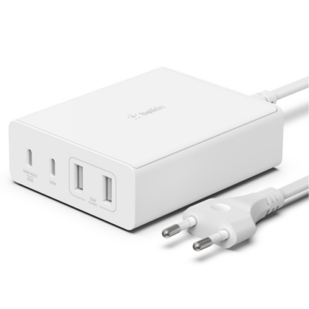 Station D’accueil Pc Portable Belkin 108 w 4 Ports – Blanc – WCH010vfWH Tunisie