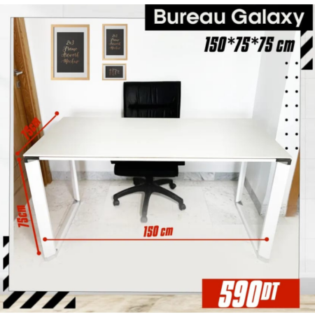 Bureau De Travail galaxy -Blanc Tunisie